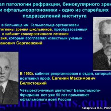 Катаргина Л.А. История детской офтальмологии в России. Доклад на РООФ-2015 (AROF, All Russia Ophthalmological forum). Информационный партнер портал Орган зрения www.organum-visus.com