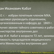 Рейтузов В.А., Куликов А.Н., Кириллов Ю.А. Вклад лейб-окулиста И.И.Кабата в развитие отечественной офтальмологии. ВМедА им. С.М.Кирова. Портал Орган зрения organum-visus.ru