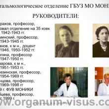 Рябцева А.А. Московской областной офтальмологии 145 лет. Доклад на XV Всероссийской Школе офтальмолога (ВШО-2015, Снегири). Информационный партнер портал Орган зрения www.organum-visus.com